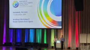 Elin Meek and Gemma Kulk on stage